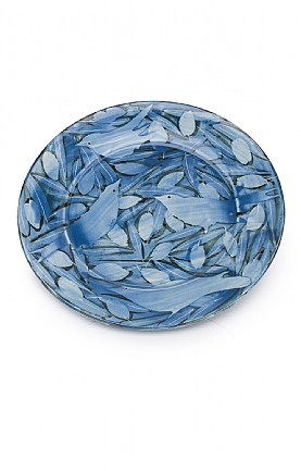 Blue Birds and Blue Plate by Sophie MacCarthy