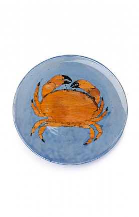 Crab Plate by Sophie MacCarthy Crab Plate by Sophie MacCarthy