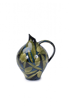 Olives and Leaves Small Oil Jar by Sophie MacCarthy Olives and Leaves Small Oil Jar by Sophie MacCarthy