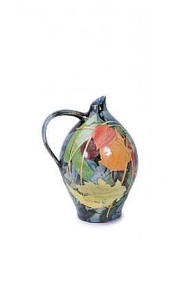 Leaves and Stalks Large Oil Jar by Sophie MacCarthy Leaves and Stalks Large Oil Jar by Sophie MacCarthy