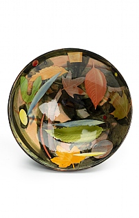 Autumn Leaves Shallow Bowl by Sophie MacCarthy Autumn Leaves Shallow Bowl by Sophie MacCarthy