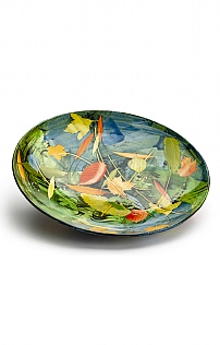 Leaves and Stalks Large Shallow Bowl by Sophie MacCarthy Leaves and Stalks Large Shallow Bowl by Sophie MacCarthy