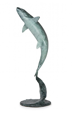 Leaping Salmon By Ian Greensitt