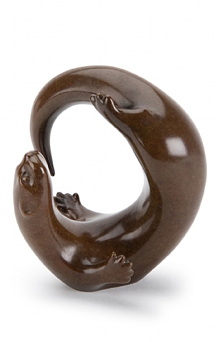 Sandaig Otter Maquette III (59 of 100) by Laurence Broderick