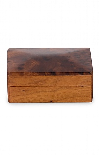 Polished Wood Oblong Box
