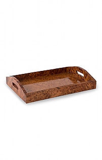 Polished Wood Tray