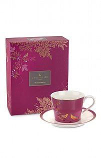 Sara Miller Chelsea Collection Tea Cup and Saucer Sara Miller Chelsea Collection Tea Cup and Saucer