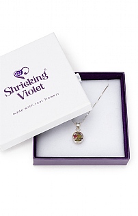Real Flower Small Round Pendant Real Flower Small Round Pendant