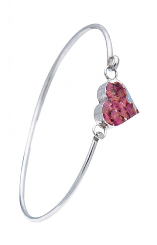 Shrieking Violet Heart Bangle