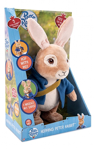talking and hopping peter rabbit