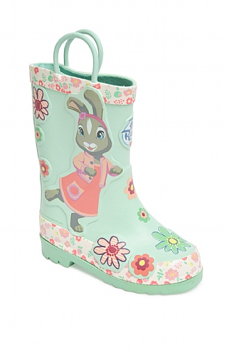 Peter deals rabbit wellies
