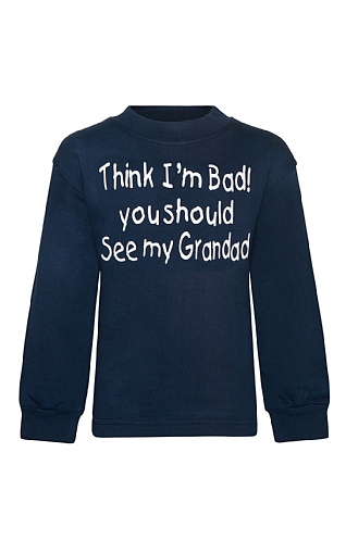 Child's Slogan Sweatshirt Child's Slogan Sweatshirt