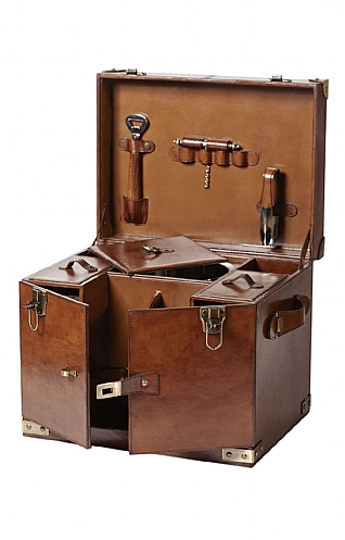 Leather Drinks Case
