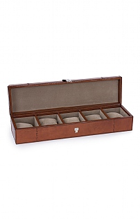 Leather Five Watch Box Leather Five Watch Box