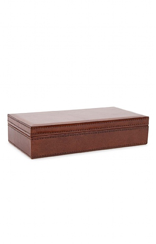 Leather Cufflink Box