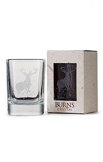 Burns Crystal Single Dram Glass