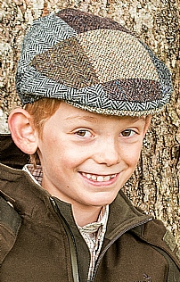 Child's Harris Tweed Patch Cap