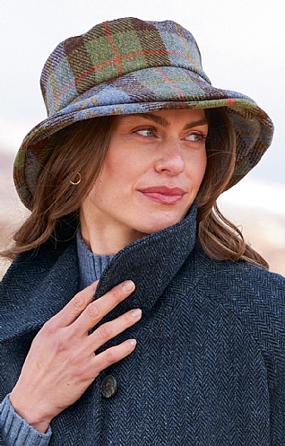 Harris Tweed Cloche Hat