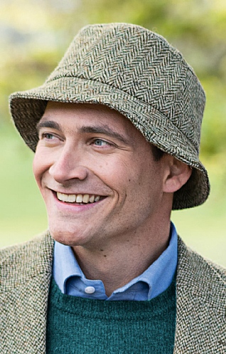 Men's Harris Tweed Fishing Hat