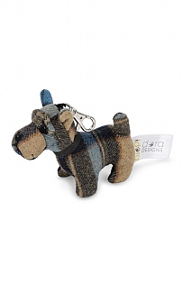 Plaid Keyring