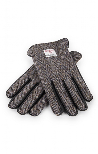 Mens Boxed Tweed Gloves