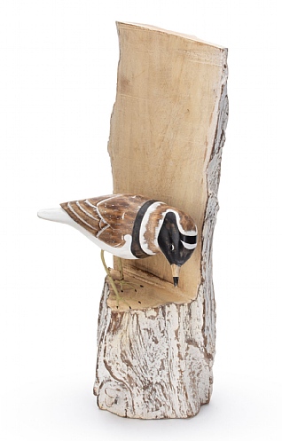 Hand Carved Plover Post Hand Carved Plover Post