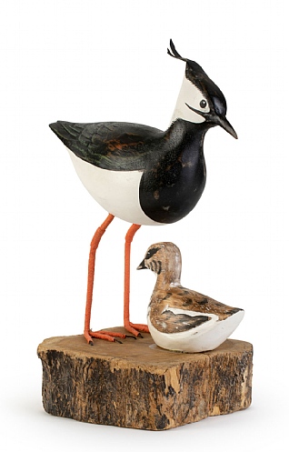 Hand Carved Lapwing