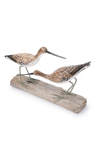 Hand Carved Greenshank Block