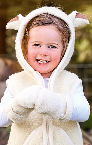 Pure New Wool Children's Mittens