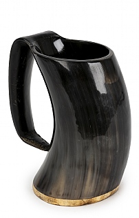 Horn Beer Mug