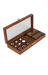 Domino, Dice and Tic Tac Toe Set