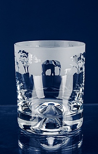 Set Of 6 Engraved Crystal Whisky Tumblers Set Of 6 Engraved Crystal Whisky Tumblers