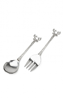 Stag Head Salad Servers