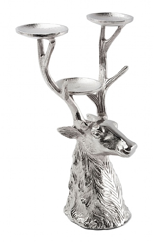 Three Prong Stag Candle Holder Three Prong Stag Candle Holder