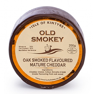 Isle of Kintyre Old Smokey Mature Cheddar 200g