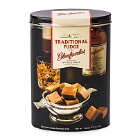 Gardiners Glenfarclas Whisky Fudge Tin 300g Gardiners Glenfarclas Whisky Fudge Tin 300g