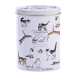 Gardiners Thank You Fudge Tin: Cat Sitting 250g Gardiners Thank You Fudge Tin: Cat Sitting 250g