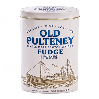 Gardiners Old Pulteney Whisky Fudge Tin 300g Gardiners Old Pulteney Whisky Fudge Tin 300g