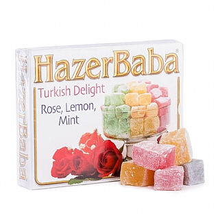 Hazer Baba Assorted Turkish Delight 125g Hazer Baba Assorted Turkish Delight 125g