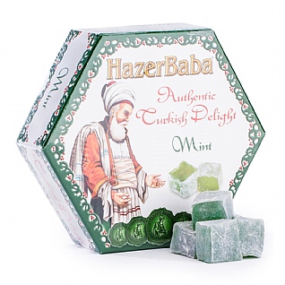 Hazer Baba Creme De Menthe Turkish Delight 250g Hazer Baba Creme De Menthe Turkish Delight 250g