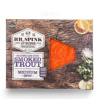 RR Spink & Sons Cold Smoked Trout 100g RR Spink & Sons Cold Smoked Trout 100g