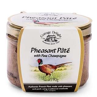 Cottage Delight Pheasant Pâté With Fine Champagne 190g