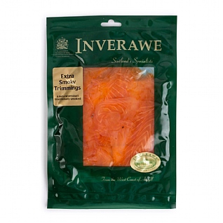 Inverawe Extra Smokey Salmon Trimmings 125g Inverawe Extra Smokey Salmon Trimmings 125g