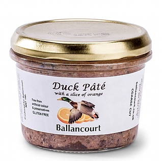 Ballancourt Duck Pâté With A Slice Of Orange 180g