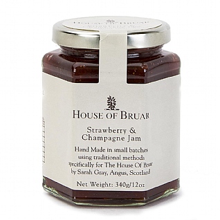 House of Bruar Strawberry & Champagne Jam 340g House of Bruar Strawberry & Champagne Jam 340g