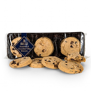 The House of Bruar Hazelnut & Choc Chip Biscuits 150g The House of Bruar Hazelnut & Choc Chip Biscuits 150g