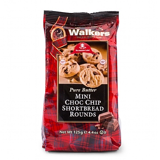 Mini Choc Chip Shortbread Rounds 125g Mini Choc Chip Shortbread Rounds 125g