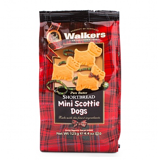 Walker's Mini Shortbread Scottie Dogs 125g Walker's Mini Shortbread Scottie Dogs 125g