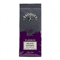 Brodies of Edinburgh Swiss Water Decaffeinated Coffee 227g