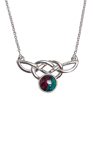 Heathergems Celtic Silver Necklace